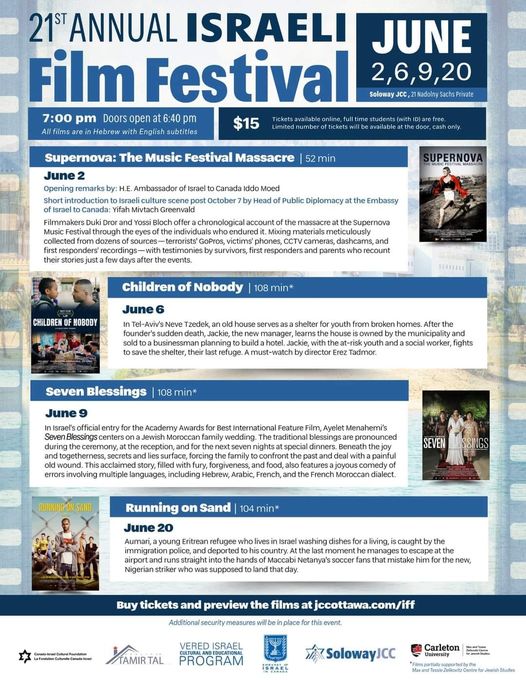 Ottawa - Israeli Film Festival 2024