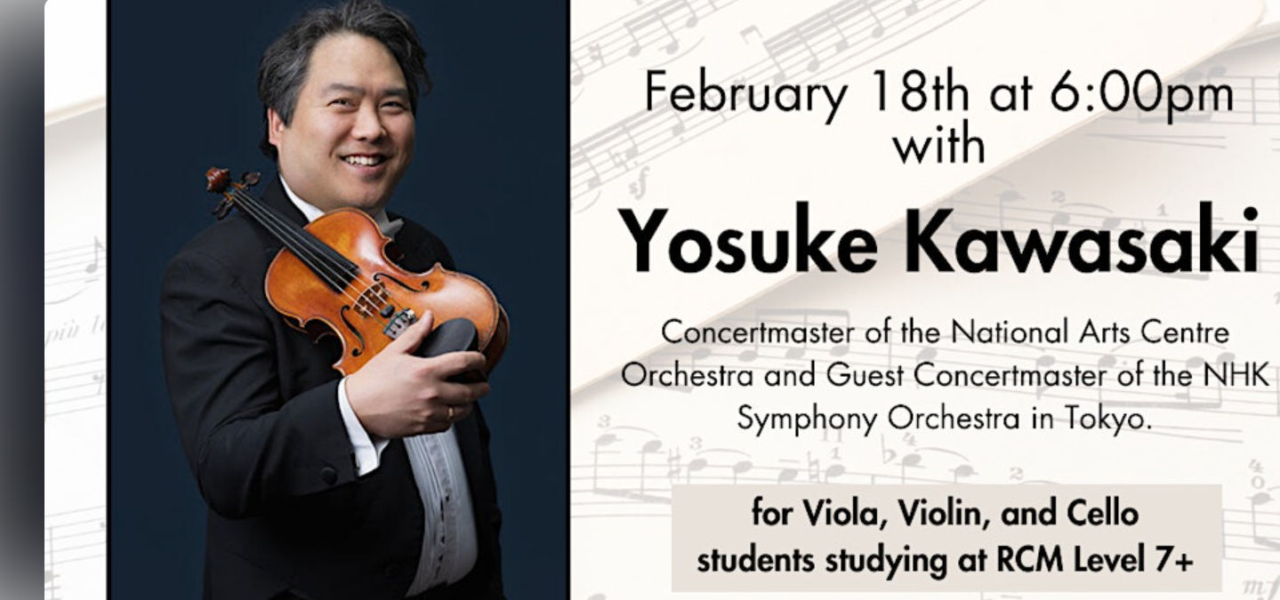 Advanced Strings Master Class with Yosuke Kawasaki