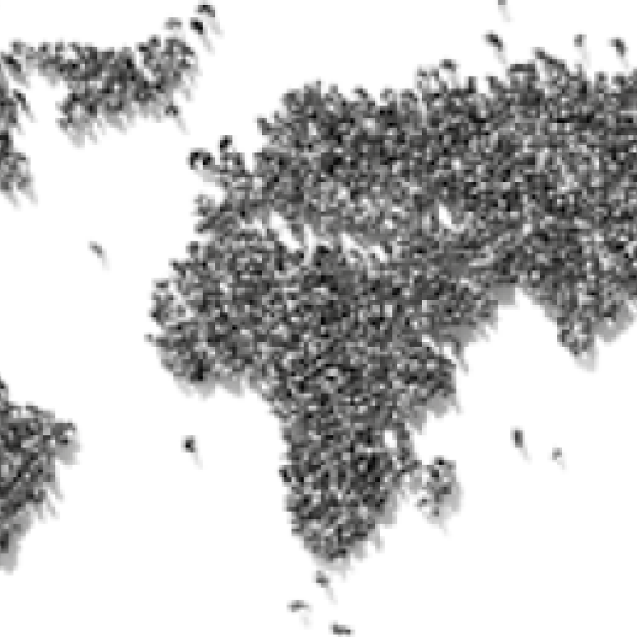 The Earth's population will peak in the mid-2080s